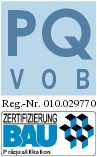 VOB Zertifizierung Bau Logo